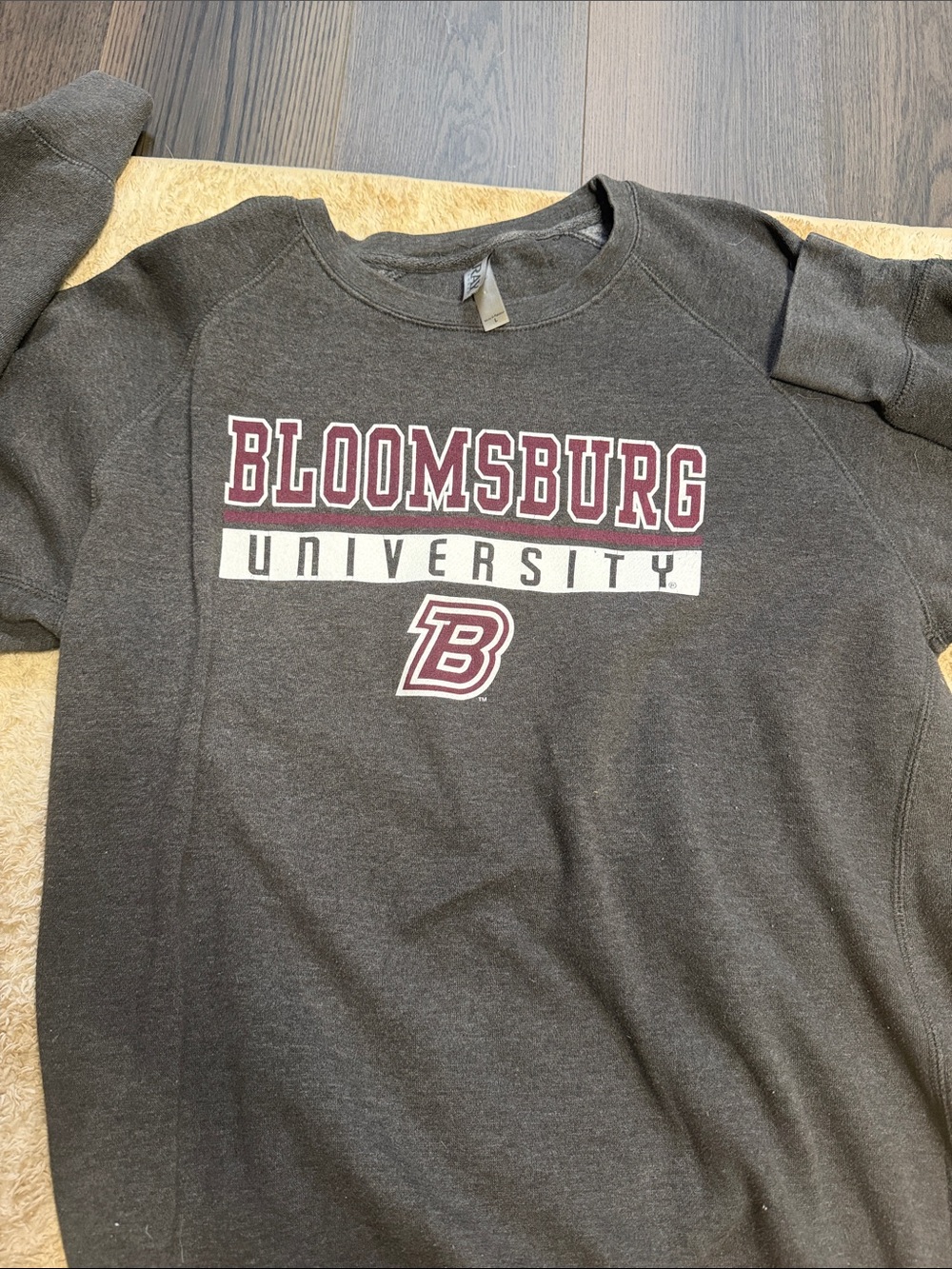 Bloomsburg University Gray Crewneck Sweatshirt